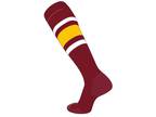 TCK Elite Baseball Football Knee High Striped Socks (E) - Opportunity