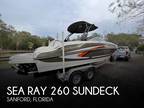 2012 Sea Ray 260 Sundeck Boat for Sale