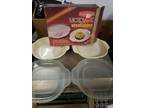Lot of 2 Rubbermaid #0061 Microwave Heatables Cookware With - Opportunity