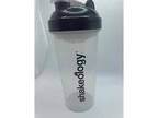 SHAKEOLOGY Blender Shaker 25 oz BPA Free Clear Cup Bottle - Opportunity