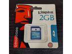 1pcs 2gb NEW Kingston standard SD SECURE DIGITAL MEMORY CARD - Opportunity
