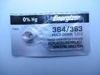 Fresh Stock Energizer Watch Silver Oxide Battery 364/363 - Opportunity
