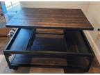 Pristine Solid Wood Lift top Coffee Table on Wheels - Opportunity