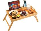 Bamboo Bed Tray Table, Large Breakfast Tray - 21.7x14 Inch - Opportunity