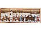 Charles Wysocki Americana Tapestry Table Runner 38”x13”