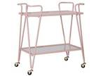 Pink Mid-Century Bar Cart - Opportunity