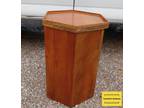 Mahogany Hexagon End Table With Storage / Side Table - Opportunity