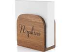 Napkin Holder for Table, ALELION Acacia Wooden Napkin - Opportunity