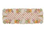 MACKENZIE CHILDS BUNNIES ON PARADE PASTELl BEADED 36" TABLE - Opportunity