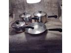 REVERE WARE 1801 Copper Bottom Cookware Pots Pans 6pc Set - Opportunity