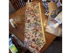 Fruit Tapestry Table Runner - 12 X 86 with Tassels - Opportunity