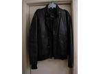Men's / Teen's Kool Duncan Row Black Leather Jacket !