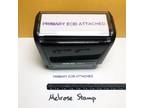 Primary EOB Attached Rubber Stamp Purple Ink Self Inking - Opportunity
