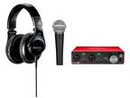 Shure Podcaster's Create and Cast Bundle With Focusrite - Opportunity