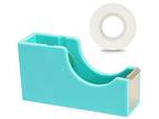 Office Desk Tape Dispenser Stylish Teal Color Acrylic Tape - Opportunity