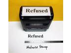 Refused Rubber Stamp Black Ink Self Inking Ideal 4913
