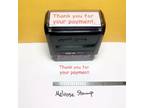 Thank You For Your Payment Rubber Stamp Red Ink Self Inking - Opportunity