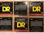 lot of 6 sets DR HI-BEAMS Electric Bass Strings RW Stainless - Opportunity