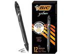 BIC Gel-ocity Quick Dry Black Gel Pens, Medium Point - Opportunity