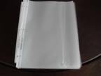 20 new polipropylene sheets 24 X 30 cm protector Gemex clear