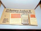 Vintage Texas Instruments Executive Business Analyst - Opportunity