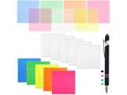 Transparent Sticky Notes, 500 Sheets, 10 Pads, 3X3 In - Opportunity