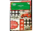 Holiday Style Christmas Tree Farm Quilt Pattern Vinyl 60"