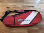 Vintage Red Wilson Tennis Racket Shoulder Bag - Opportunity