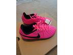 Nike Tiempo Girls 2.5y Pink Soccer Cleats - Opportunity!