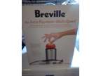 Breville BJE510XL Juice Fountain Multi-Speed New in box-