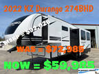 2022 KZ Durango Half-Ton D274BHD 36ft