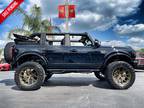 2022 Ford Bronco BLACK N' BRONZE VOSSEN LIFTED LEATHER LOADED OCD - Plant