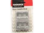 Magnavox Micro Cassette Mc60 2 Pack M62001 - Opportunity
