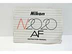 Nikon N2020 AF Camera Manual OEM Manual Good condition - Opportunity
