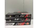 (3) TDK D90 Standard Audio Cassette Tapes SEALED - Opportunity