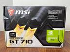 MSi Graphics Card Gaming Ge Force GT 710 2GB DDR3 64-bit HDCP - Opportunity