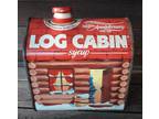 Log Cabin 100th Anniversary Tin from 1887 to 1987