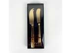 Served Cheese and Pate Knife Set - Golden Colour - Cutlery
