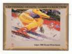 Atlanta Olympic Games Card - 1996. Skiing Poster Calgary