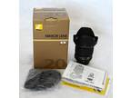 Nikon NIKKOR 20mm f/1.8G ED AF-S Lens - Excellent shape W/ - Opportunity