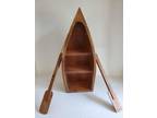 Boat With Oars Hanging Shelf Green Pre-owned - Opportunity