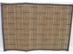 4 Bed Bath Beyond Brown & Tan Bamboo Woven Placemats 18 in. - Opportunity