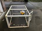 Chicken coop with light &small incubator