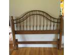 Windsor Spindle Queen Bed And Frame -1990’s Solid Wood - Opportunity