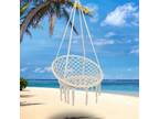 Beige Hanging Cotton Rope Macrame Hammock Chair Swing - Opportunity