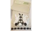 Cotton & Co. Faux Fur Bunny Rabbit Cloth Table Runner Spring - Opportunity