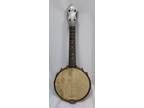 Antique/Vintage Small Banjo Ukulele with inlaid star on the - Opportunity
