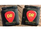 lot 2 sets DR Dragon Skin Custom COATED Acoustic Guitar - Opportunity