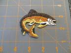 Vintage Fishing Patch - Brown Trout - 3 x 2 1/4 inch - Opportunity