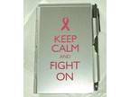Wellspring Flip Note +Pen - Keep Calm & Fight On 1617 Cancer - Opportunity